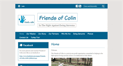 Desktop Screenshot of friendsofcolin.org